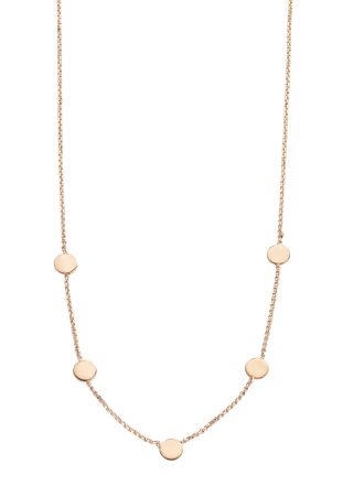 Collier Bizou van zilver rosé verguld